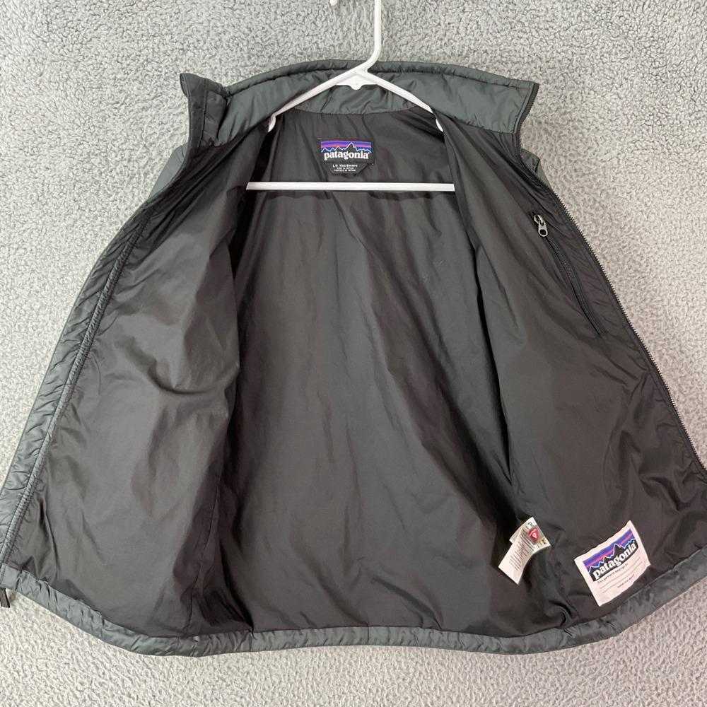 Patagonia Nano Puff Jacket Kids L 12 Grey Excellent Quilted Insulated 68001 - Picture 3 of 9
